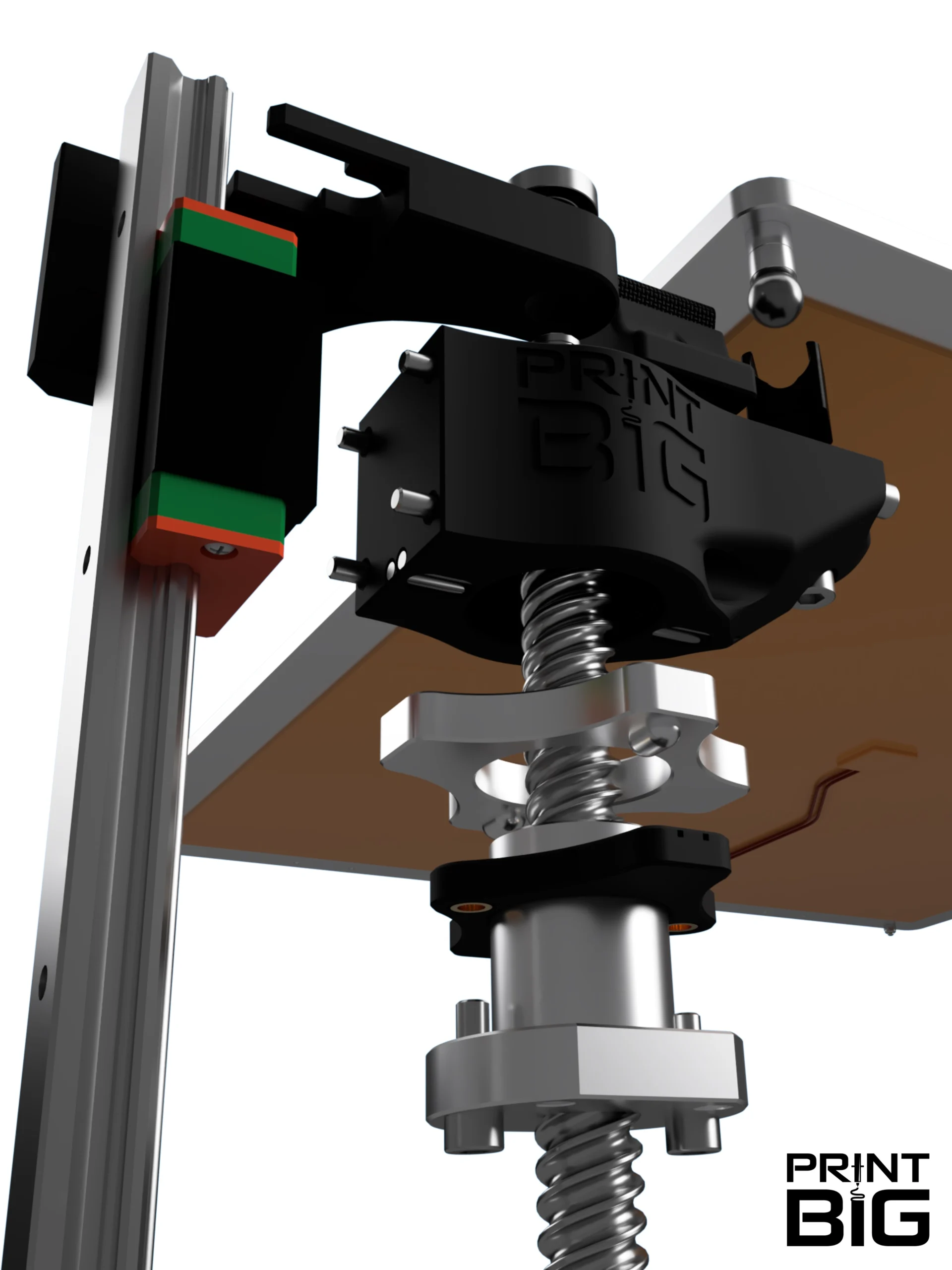 printbig Print Big Large Scale 3D Printing Upgrade Kits print-big.com high end additive manufacturing printer 800mm upgrade kit v-core 4 ratrig sfu1605 z axis