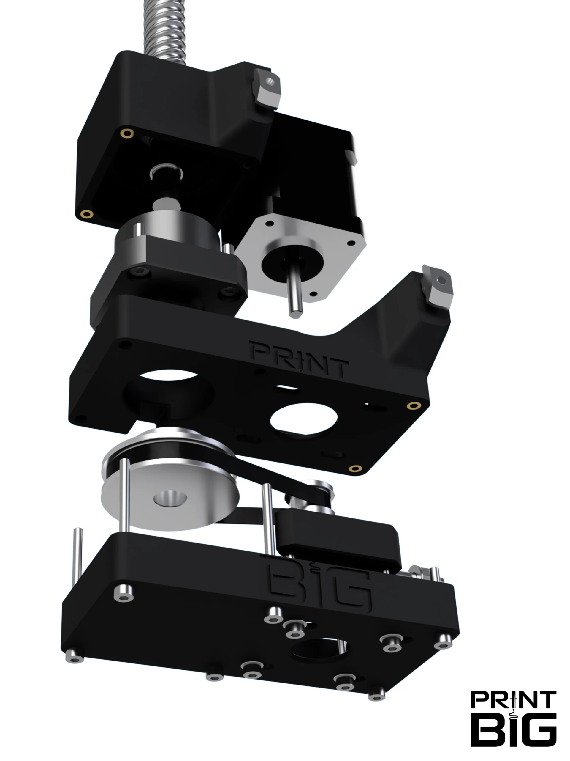 printbig Print Big Large Scale 3D Printing Upgrade Kits print-big.com high end additive manufacturing printer 800mm upgrade kit v-core 4 ratrig sfu1605 z axis