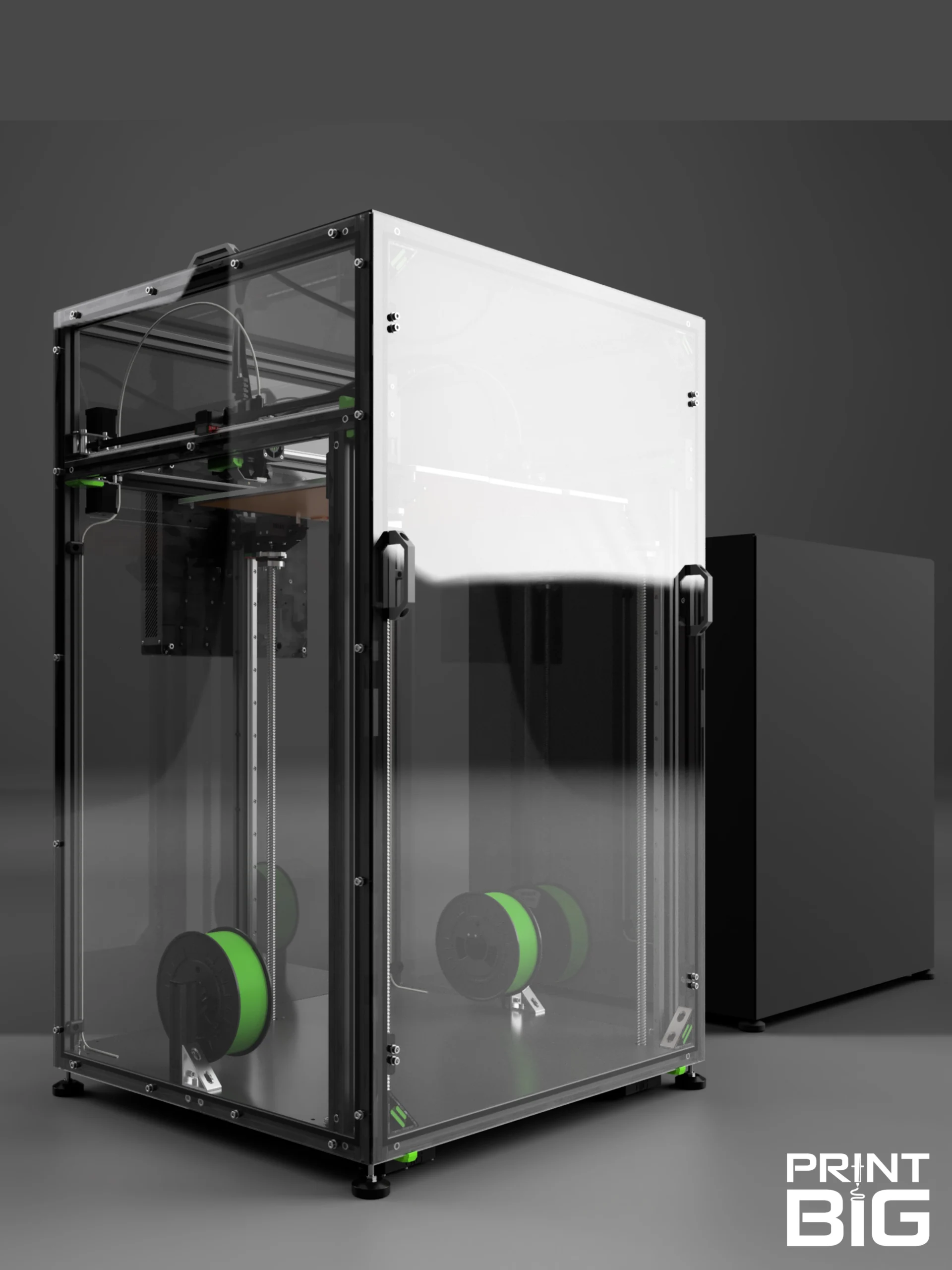 printbig Print Big Large Scale 3D Printing Upgrade Kits print-big.com high end additive manufacturing printer 800mm upgrade kit v-core 4 ratrig sfu1605 z axis