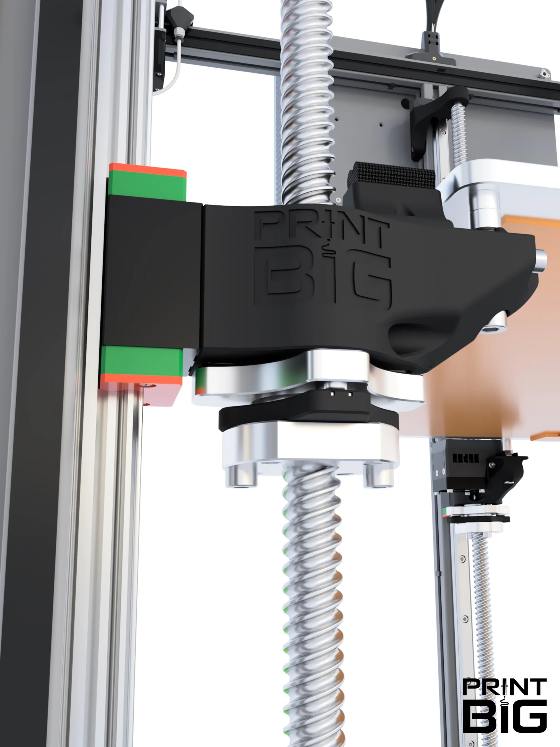 printbig Print Big Large Scale 3D Printing Upgrade Kits print-big.com high end additive manufacturing printer 800mm upgrade kit v-core 4 ratrig sfu1605 z axis